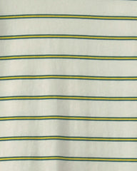 Boys Striped Long-Sleeve T-Shirt - Cream/Green