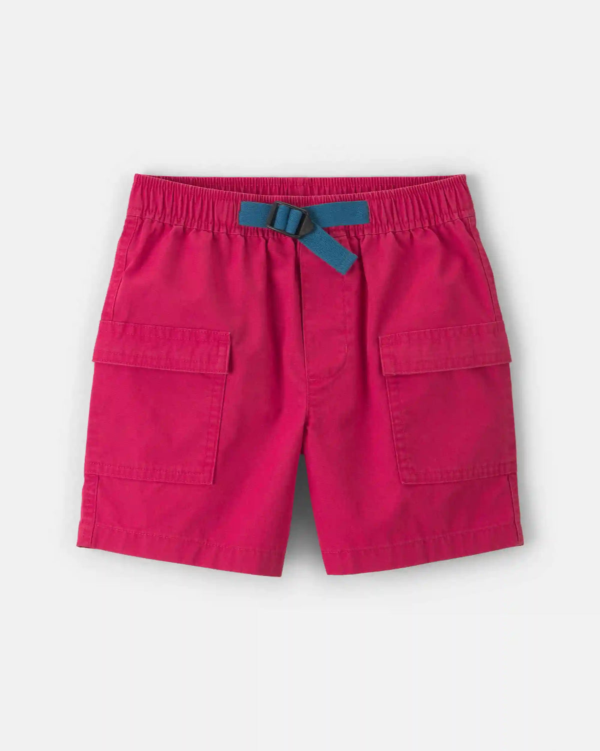 Boys Canvas Cargo Shorts - Red