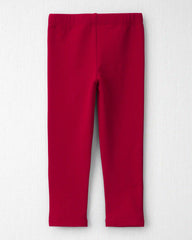 Toddler Girl 2-Pack Fleece Leggings Made with Organic Cotton