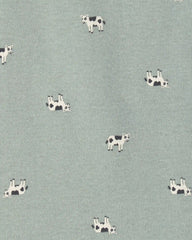 Baby 5-Pack Farm Animal Short-Sleeve Multipack Bodysuits