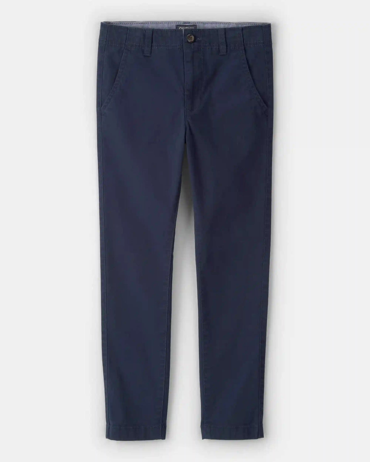 Boys Slim Tapered Chino Pants - Navy
