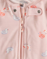 Baby Girl 2-Pack Flamingo PurelySoft™ 1-Piece Pajama - Pink