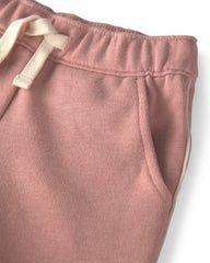 Girls 2-Piece Organic Cotton French Terry Pullover & Short Set