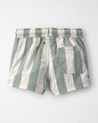Baby Boy Recycled Swim Trunks in Stripes