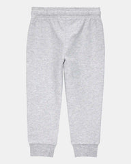 Toddler Boy Pull-On Drawstring Joggers - Grey