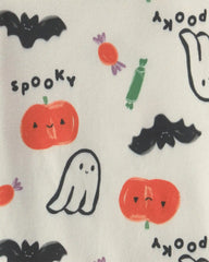 Baby Halloween Print 2-Piece Pyjama Set - Cream