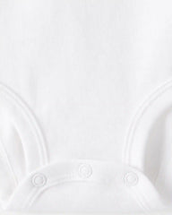 Baby 9-Pack Short Sleeve & Long Sleeve Cotton Bodysuits - White