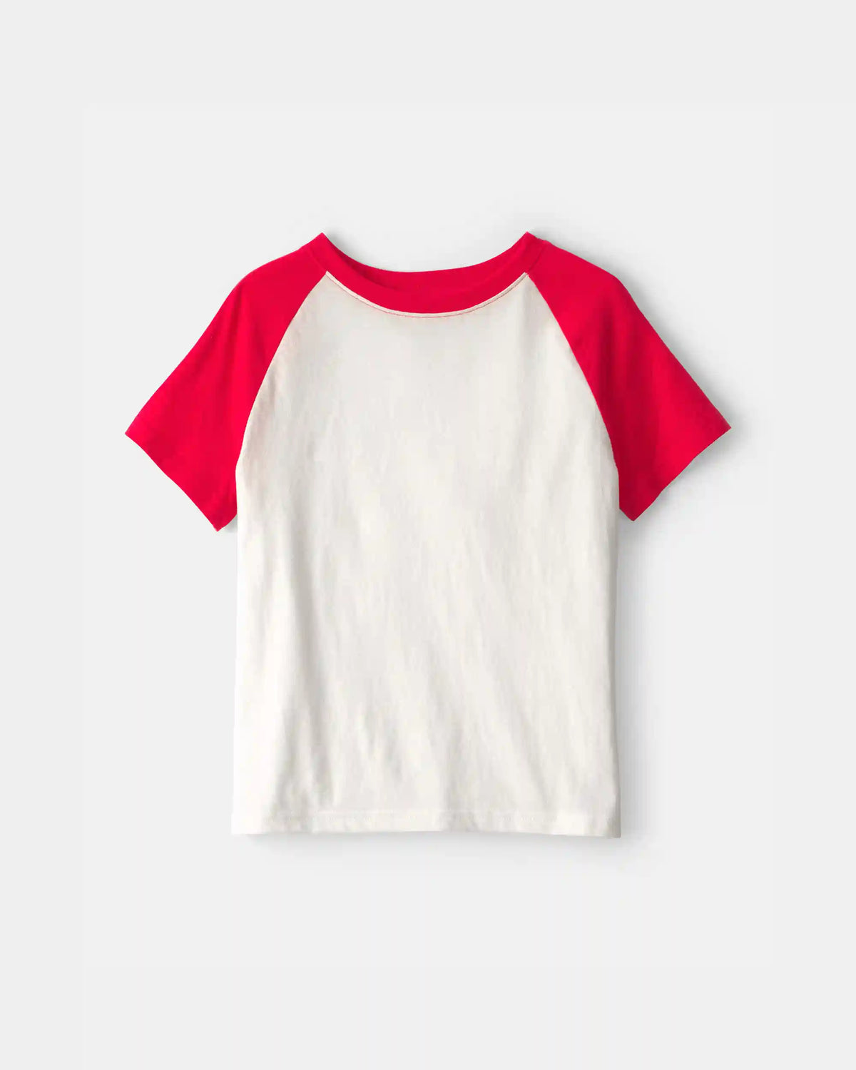 Kids Colorblock T-Shirt - Red/White