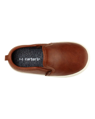 Toddler Faux Leather Casual Sneakers