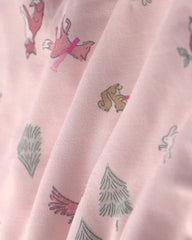 Baby Girl Woodland 2-Way Zip PurelySoft™ Wearable Blanket - Pink