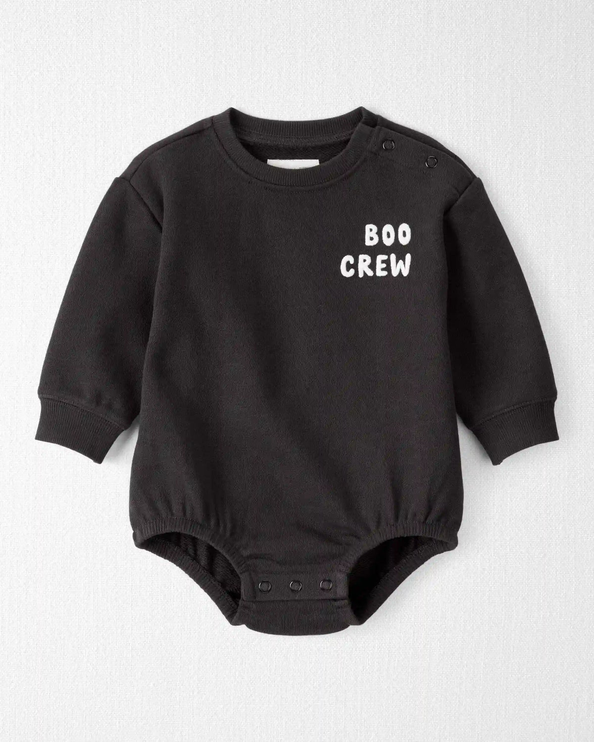 Baby Organic Cotton 'Boo Crew' French Terry Bubble