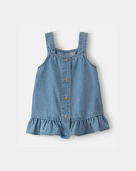 Toddler Girl Chambray Tank Top