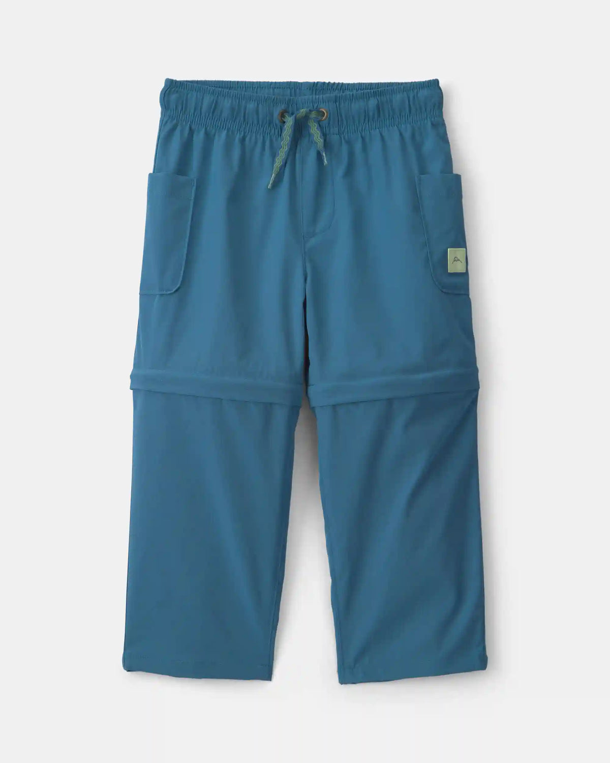 Toddler Boy 2-in-1 Poplin Zip-Off Pants - Blue
