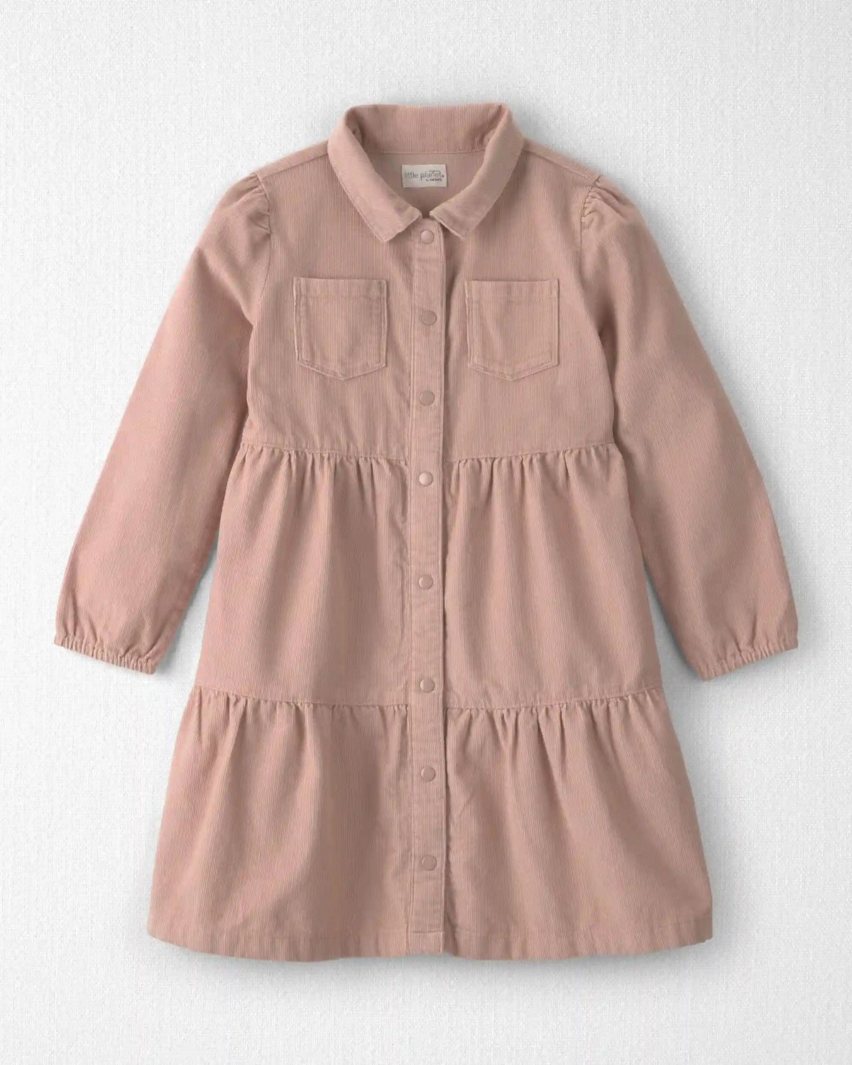 Girls Organic Cotton Corduroy Dress
