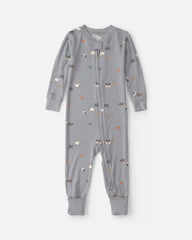 Baby 1-Piece Halloween PurelySoft™ Snug Fit Pajama - Grey