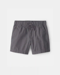 Toddler Boy Canvas Shorts - Grey