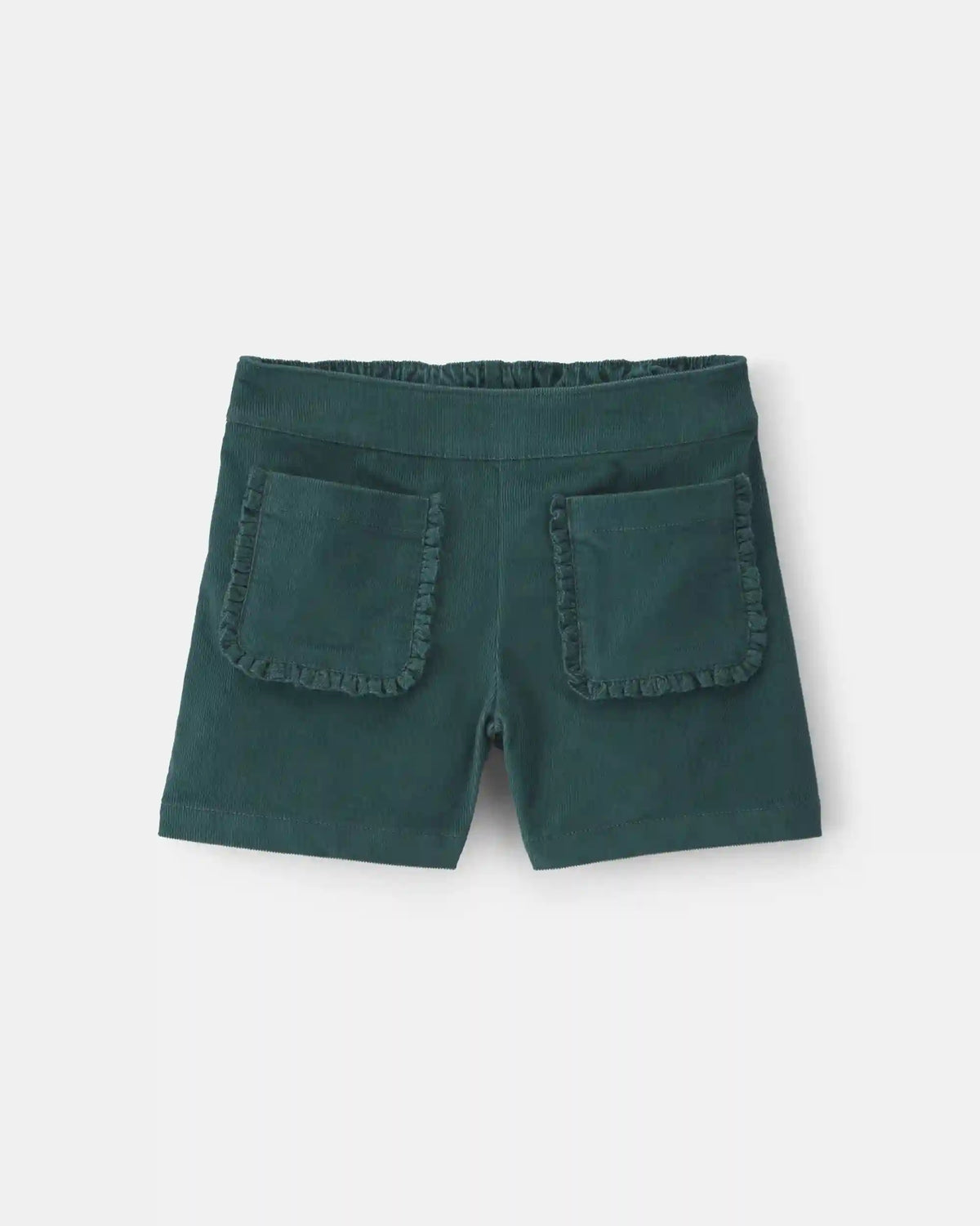 Girls Corduroy Shorts - Green