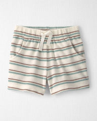 Toddler 2-Piece Terry Top & Short Set Made with Organic Cotton in Stripes