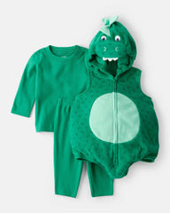 Baby 3-Piece Dinosaur Halloween Costume - Green
