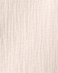 Girls Gauze Short-Sleeve Top - Cream