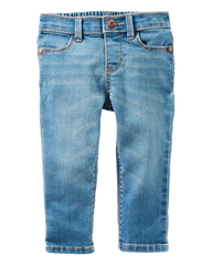 Baby Medium Blue Wash Skinny-Leg Jeans