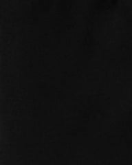 Girls Cotton Stretch Leggings - Black
