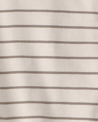 Kids 2-Piece Organic Cotton Top & Short Set in Stripes