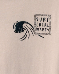 Kids Octopus Surf Graphic Tee - Tan