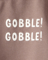Baby Organic Cotton 'Gobble Gobble' French Terry Bubble