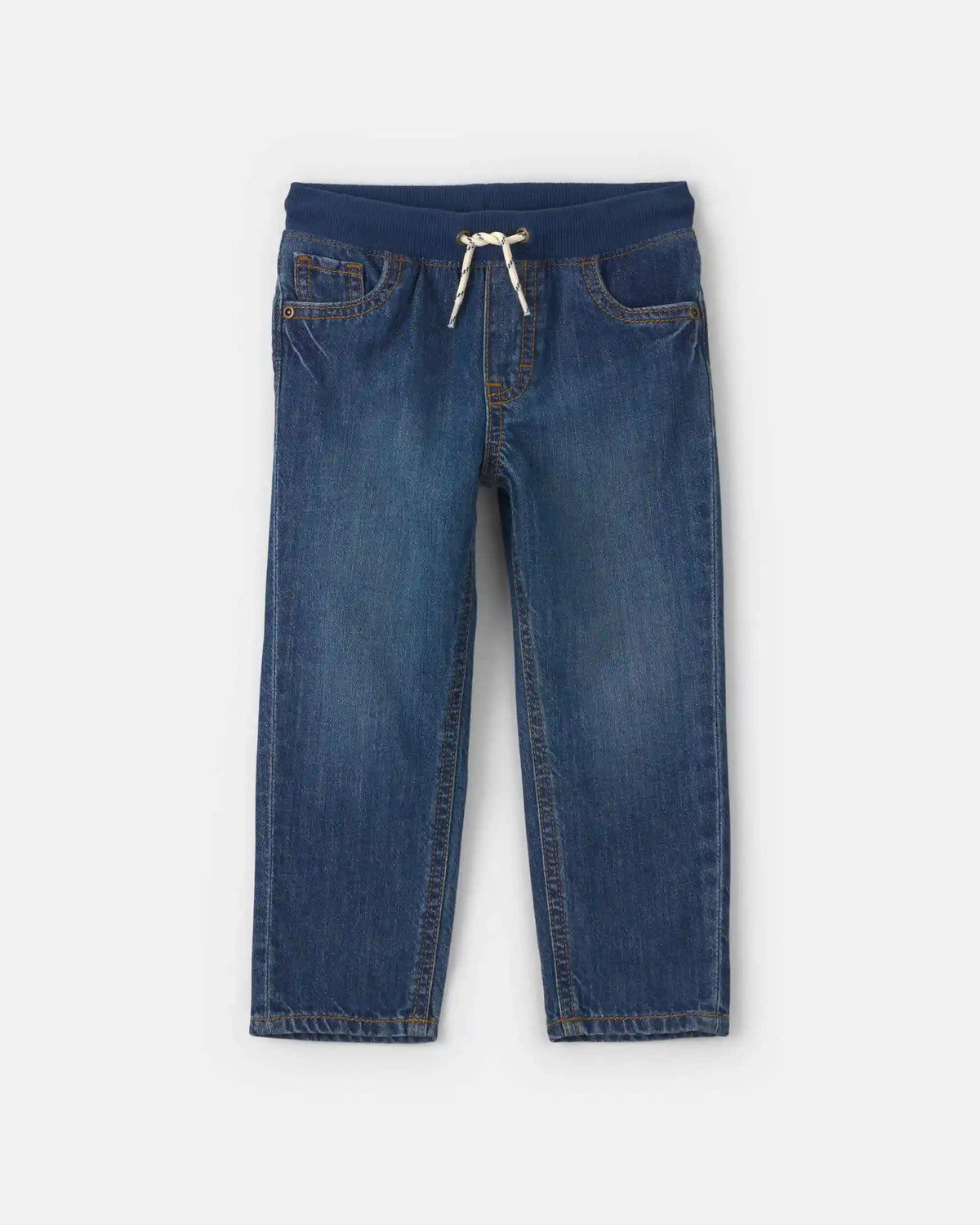 Toddler Boy Denim Pull-On Jeans - Dark Wash