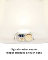 Nursery Style Light-Up Changing Pad & Diaper Tracker  - Oat
