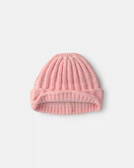 Toddler Girl Ribbed Beanie - Light Pink