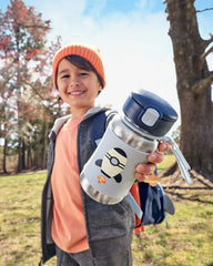 Spark Style Stainless Steel Straw Bottle - Rocket