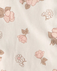 Baby Girl 4-Pack Floral Burp Cloths