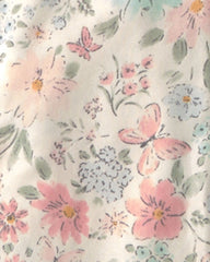 Baby Girl 2-Pack PurelySoft™ Butterfly Garden 1-Piece Pajamas