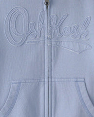 Toddler OshKosh Logo Zip-Up Hoodie - Blue