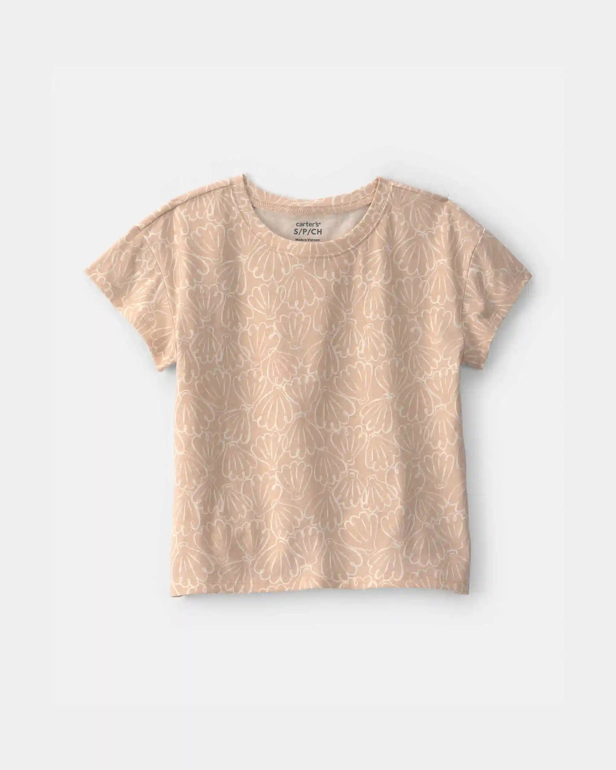 Girls Shell Top - Tan