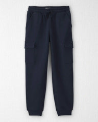 Boys Organic Cotton French Terry Cargo Pants