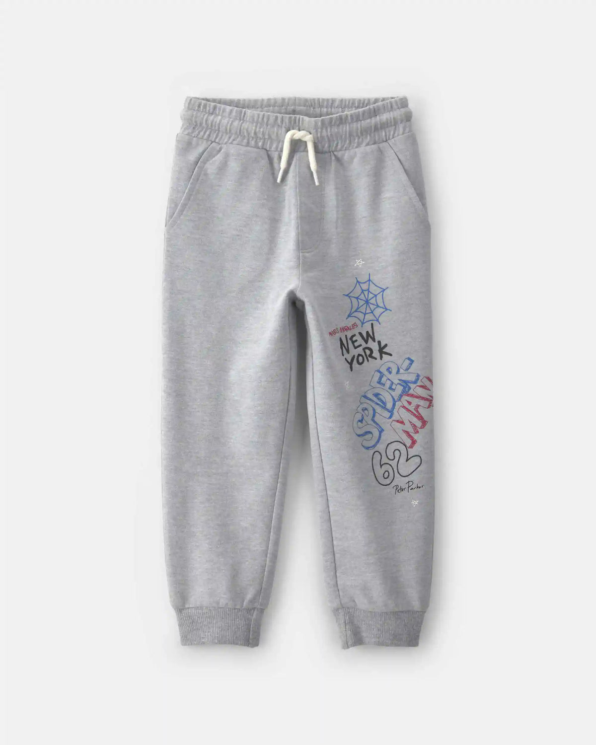 Toddler Boy 'New York' ©Marvel Spider-Man Joggers - Grey
