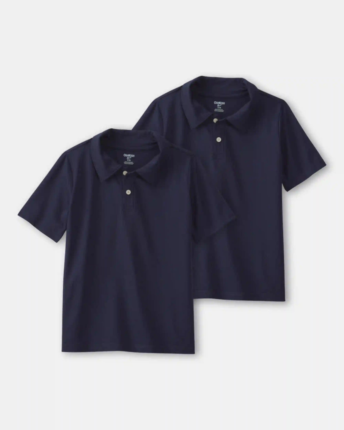 Boys 2-Pack Uniform Active Polo Shirts - Navy