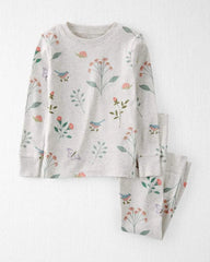 Toddler Girl Organic Cotton Pajamas Set
