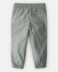 Toddler Boy  Cotton Everyday Pull-On Jogger - Green