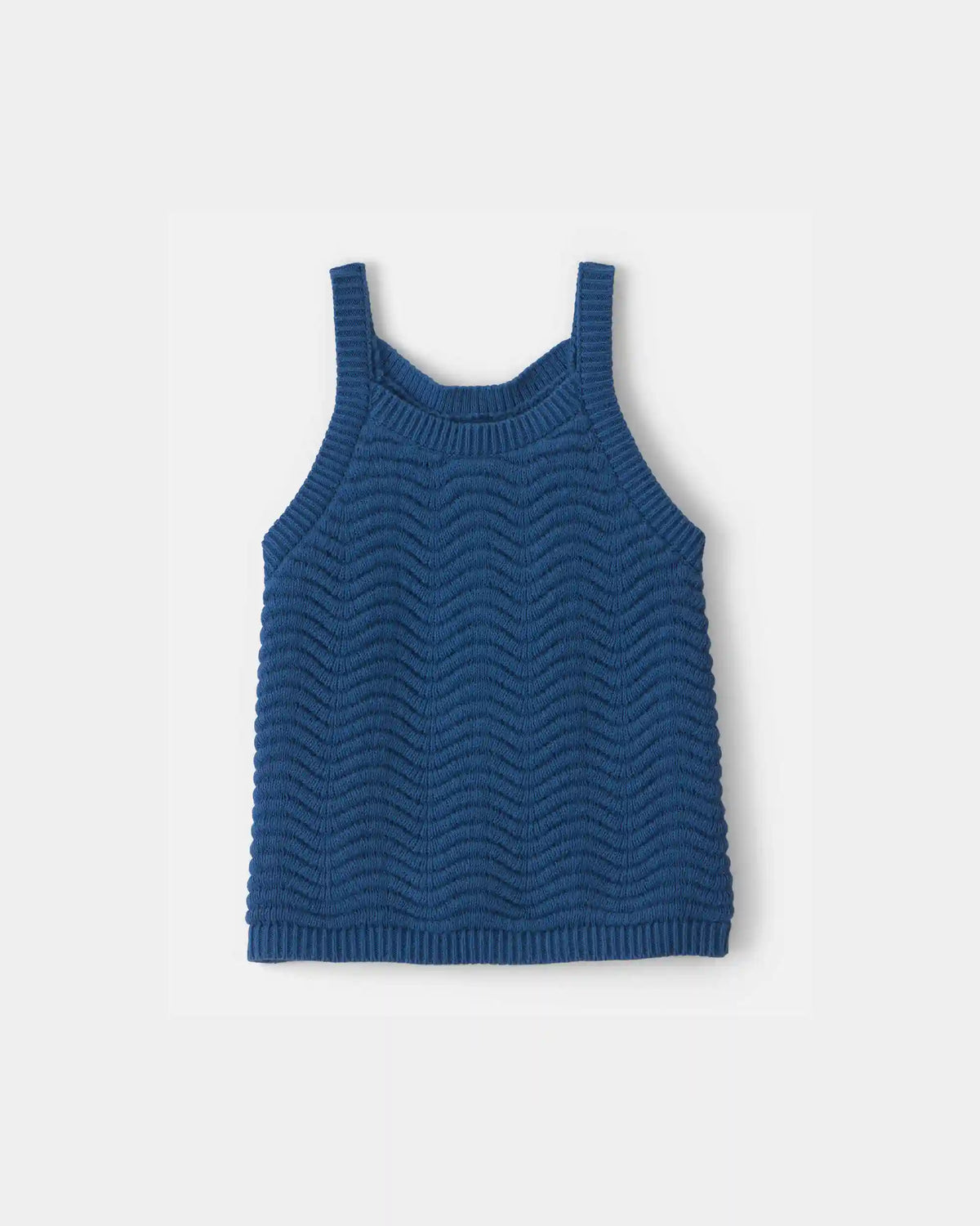 Toddler Girl Sweater Knit Tank Top - Navy