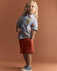 Toddler Bermuda Shorts - Orange