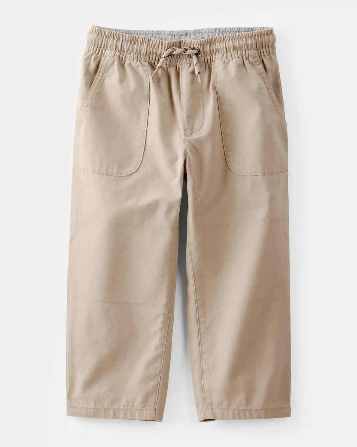 Toddler Boy Drawstring Pull-On Pants - Khaki