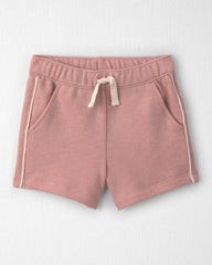 Toddler Girl 2-Piece Organic Cotton French Terry Pullover & Short Set