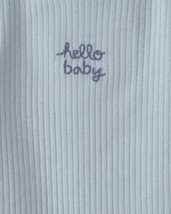 Baby 5-Pack Whale Multipack Bodysuits - Blue/Ivory