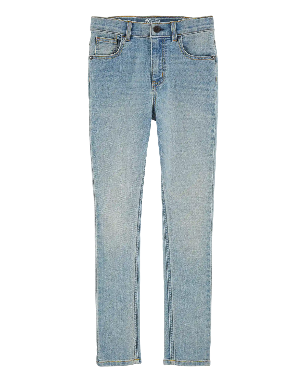 Kid Light Blue Wash Skinny-Leg Jeans