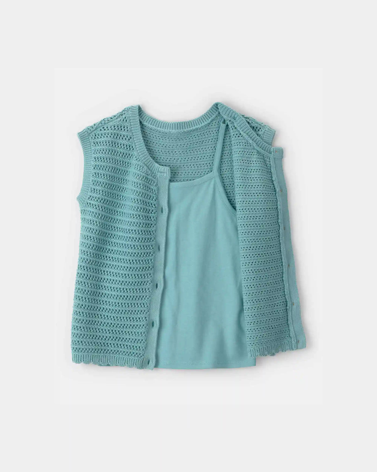Girls 2-Piece Sweater Top Set - Blue