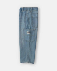 Toddler Boy Wide-Leg Carpenter Jeans - Medium Wash